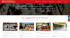 Desktop Screenshot of normandieresto.com
