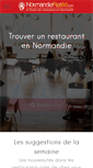 Mobile Screenshot of normandieresto.com